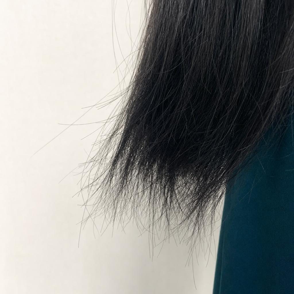 縮毛矯正を繰り返して毛先が傷んだ髪質